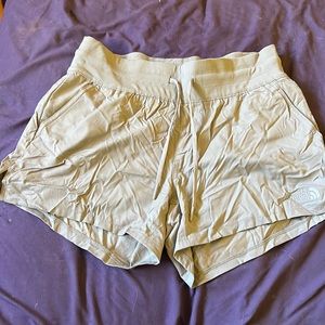 Tan The North Face lightweight shorts